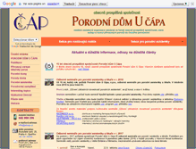 Tablet Screenshot of pdcap.cz